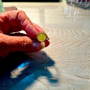 14 carat gold Napoleon coin ring